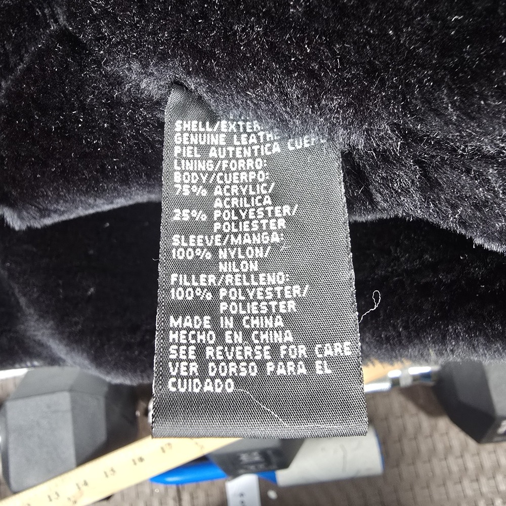 Basic Editions Women's Medium Button Front Brown … - image 8